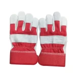 Cheap 10.5 Cow Split Leather Industrial Garden Safety Gloves Cowhide Men Mechanical Leather Gloves Work