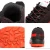 Import Cheap Jogger Safety Shoes with Steel Toe Orange Knitted Fabric Breathable Climbing Shoes from China