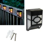 Cheap oem Powerfull Wall Mount Solar LED Light Outdoor Garden Path Landscape Fence Lamp