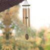 cheap price garden musical modern metal tubes wood bells wind chimes home decor