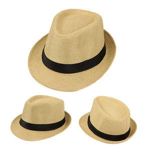 Cheap Price Panama Hat Natural Stylish Polyester Hat Unisex