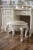 Import cheap standard size of dressing table and stool for dresser from China