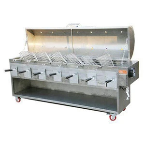 Chicken roasting machine philippines charcoal bbq grills automatic BBQ grill