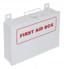 China Direct 2 Layer Wall Mounting First Aid Kit Box Metal Emergency Kit Box for Medicine Storage