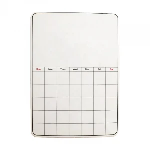 China Factory Customized Weekly Plan Calendar Dry Erase Marker Pen Refrigerator Magnetic Whiteboard