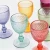 Import China Factory Wedding Supplies Wholesale Cheap Stem Colored Diamond Wine Glass from China