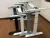 Import China height adjustable standing desk L shaped 120 degree sit stand electric workstation from China