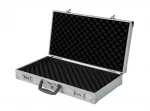 china manufacturer motorcycle aluminum top case with foam insert