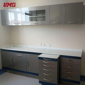 china mobile modern stainless steel dental furniture cabinet