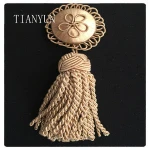 China Textile Accessories High Quality Promotional Braided Bullion Fringe Tassel