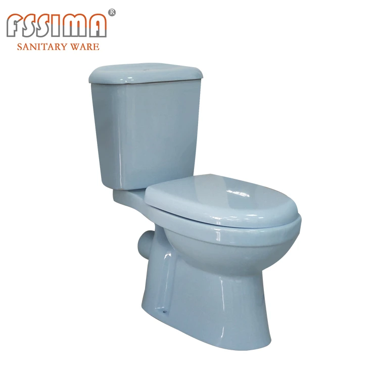 Chinese Ceramic Bathroom Sanitary Ware Tolet / Wash Down Two Pieces toilet Economic ceramic toilet  bathroom cheap wc