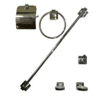 Chinese Yiwu sanitary ware factory supplier Stainless steel zinc alloy wall mounted bathroom accessories  6pcs bathroom set