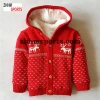 Christmas Girl Clothes Hoodie Sweater Baby Boy Cardigan Winter Jacket Kid Coat Knit Top>>Girls Jackets