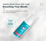 Cleaning And Whitening Charcoal Teeth Whitening Foam Toothpaste