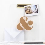 Clear Acrylic Office Clipboard