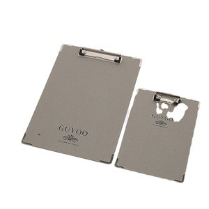 Clipboard Paper File Office Meeting A4 A5  Stainless Steel Gold Metal Folder Custom Logo Storage Nursing Clip Board Clipboard