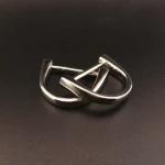 Clothes D Ring Buckles Handbag Parts  Decorative Hardware Decoration Making Custom Bag Accessories