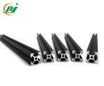 CNC 3D  Printer black Anodized Aluminum Profile Extrusion 2020 series V slot Aluminium profile