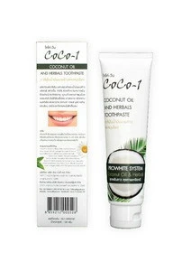 Coco-1 Coconut Oil Toothpaste From Thailand ( Tiffood )