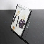 Colored custom acrylic tabletop photo frame plexiglass photo display with magnet