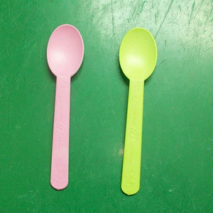 colorful plastic measuring ice cream baby spoon