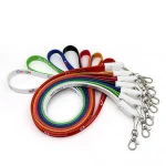 Combo i8 USB and V8 USB Data Cable Silk Printing Phone Lanyard Dual Sided Charging Cable 90cm