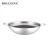 Import Commercial Double Handle Tri-ply Stainless Steel Honeycomb Non-stick Cookware Wok from China