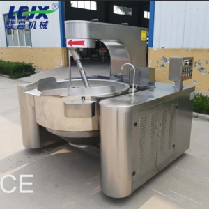 Commercial Equipment Sauce Cooking Kettle with Mixer Mung bean paste Making Machine