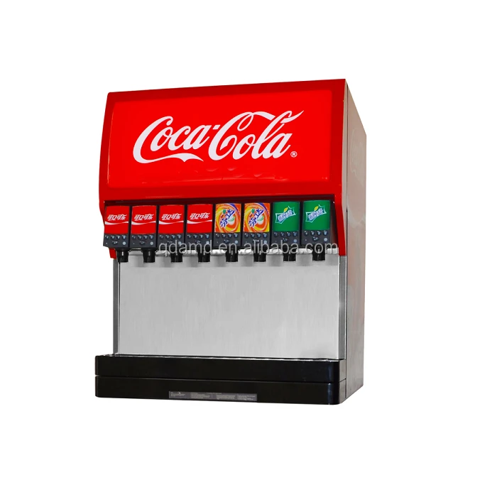 Commerical soda beverage post mix drink dispenser for cola syrupt and soft drink