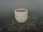 Concrete flower pots planters