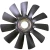 Import Construction Machinery Parts automotive parts Fan blades 5305337 Z646H-86-103-9 Radiator Fan from China