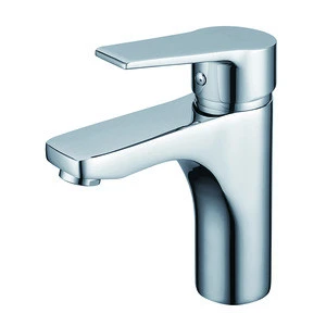 Contemporary chrome one hole single handle basin faucets mixers & taps musluk one hole basin mixer tap