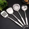 Cooking Utensils Set Stainless Steel Kitchen Tools Include Ladle Spatula Skimmer Turner Pasta Server