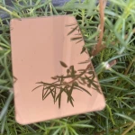 Copper Acrylic mirror sheet for interior decorate