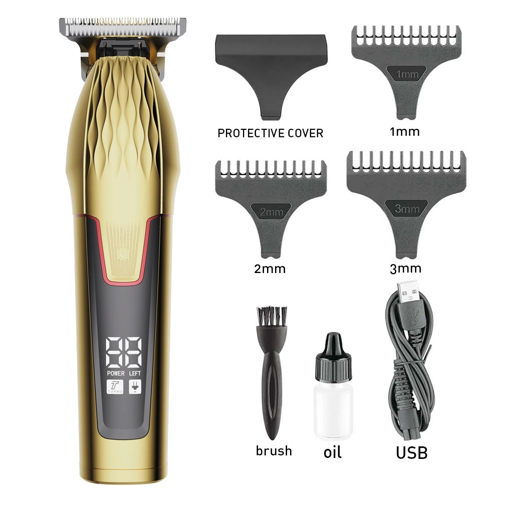 Cordless mini hair trimmer  hair clippers men professional electric trimmer