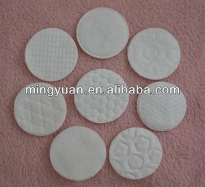 Cosmetic cotton pad, round pad for daily use