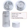 Cosmetic refillable Metallic Cosmetic Makeup Foundation Deodorant Stick Containers