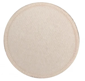 Cotton Stitching Round Hemp Cotton Reusable Facial Cleansing Pads Non Polyester Organic Makeup Remover Wipes