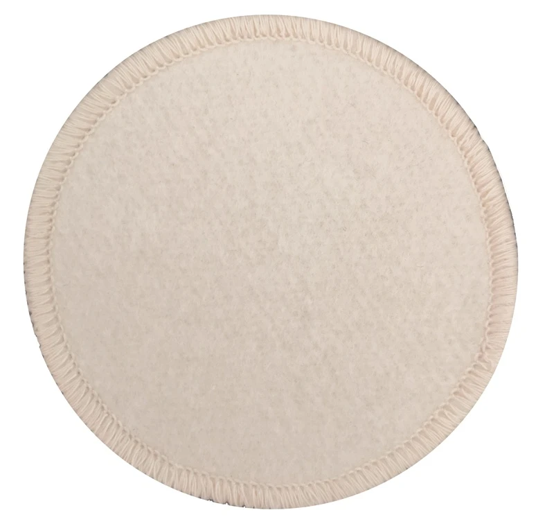 Cotton Stitching Round Hemp Cotton Reusable Facial Cleansing Pads Non Polyester Organic Makeup Remover Wipes