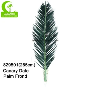 Craftsmanship handmade good- looking Artificial Canary date Palm Tree leaves artificial Palm frond