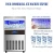 Import Cube Ice Machine High Output 220v/50hz 40KG/day Production Wholesale Commercial Ice Machine Snack Machine from China