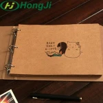 Custom 2/3 Metal Ring Binder File Folder Cardboard File Folder
