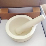 custom 8.5cm 10cm 12.5cm 13.5cm 15cm ceramic mortar and pestle Y0073