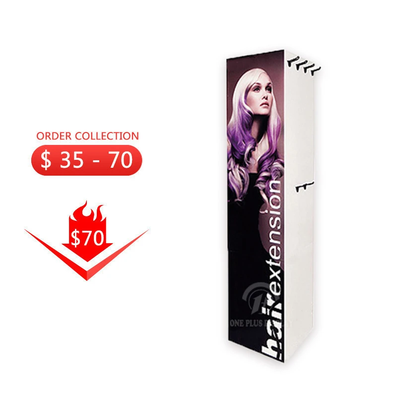 Buy Custom Cardboard Hair Extension Display Stand Hair Band Paper