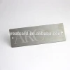 Custom engraved metal logo plaque with free samples checking