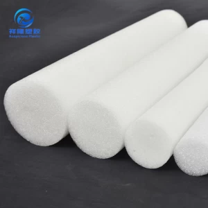 custom epe white foam tube / hollow foam pipe