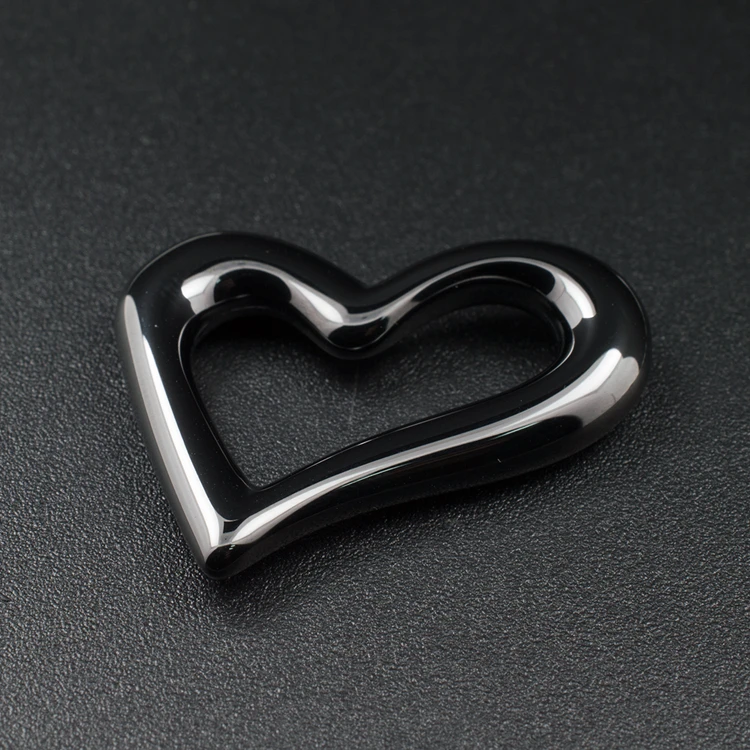 Custom Heart Shaped Jewelry Findings and Components In Ceramic Material