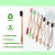 Import Custom Logo Bamboo Soft Bristles ToothBrush Travelling Organic Tooth Brush from China