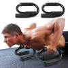 Custom Logo S Type Push Up Bar Stands Bra Pushup Chest Handles Grip Bars Fitness Gym Muscle Training Push Ups For Body Building