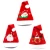 Import Custom Luxury Cap Christmas Party Santa Plush Hats Red And White from China